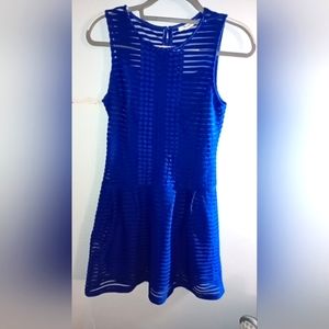 Royal blue skater dress